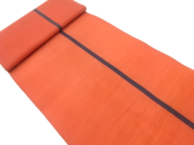 JAPANESE KIMONO / ANTIQUE BOLT FOR HASSUN OBI / SILK / WOVEN STRIPE